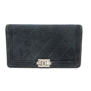 CHANEL Authentic Blue Wallet